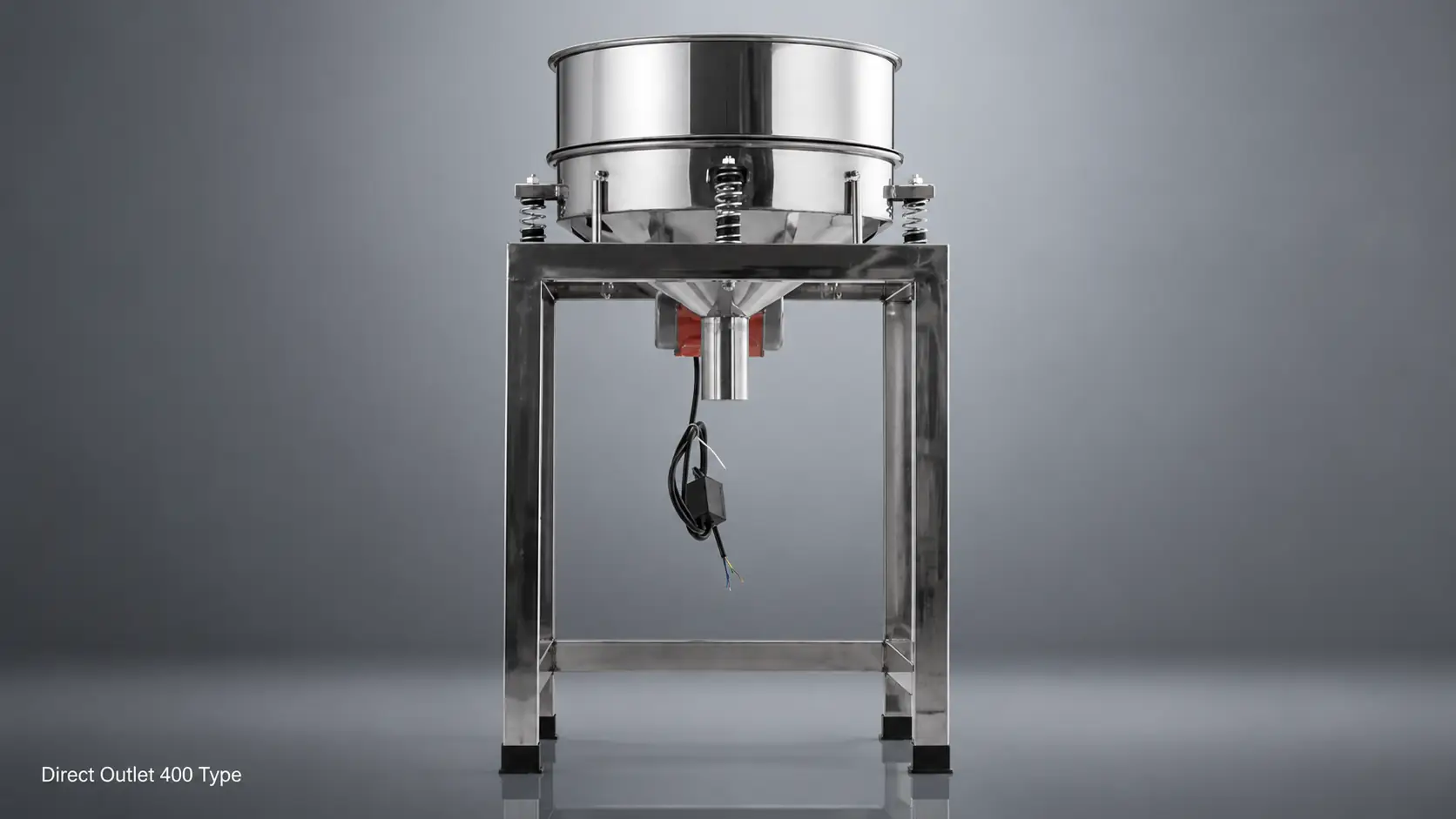 Direct Outlet 400 Type frame high-frequency vibrating screen for calcium carbonate powder screening