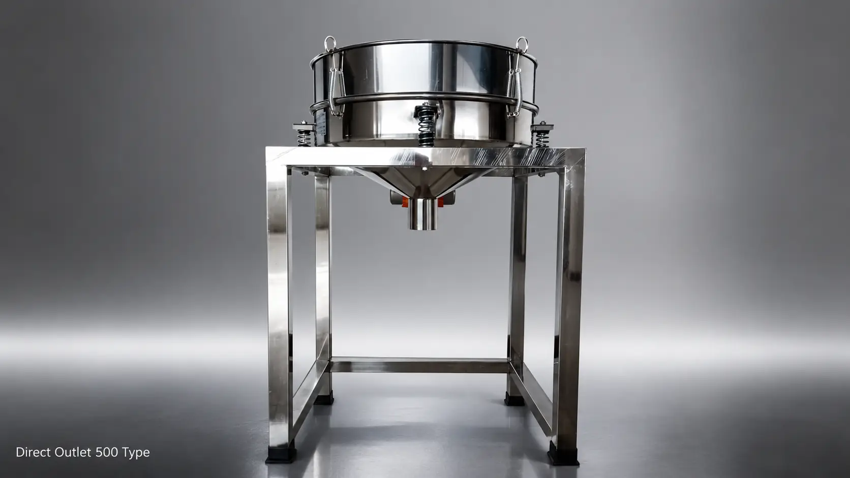 Direct Outlet 500 Type frame high-frequency vibrating screen for calcium carbonate powder screening