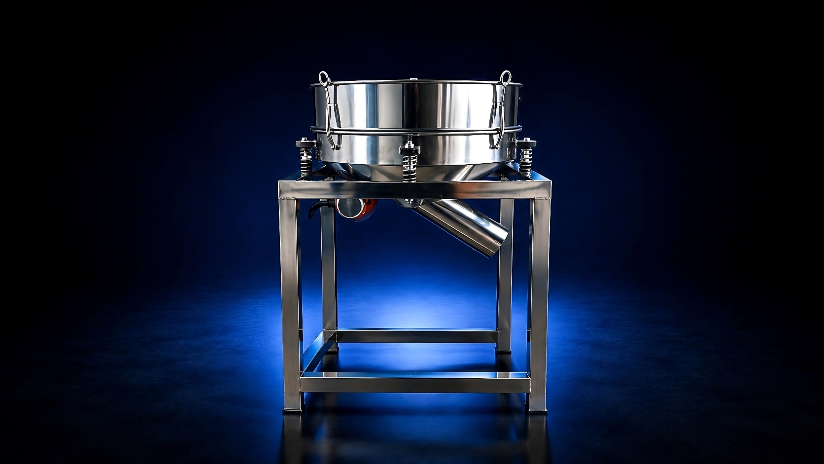 Frame high-frequency vibrating screen for calcium carbonate powder screening